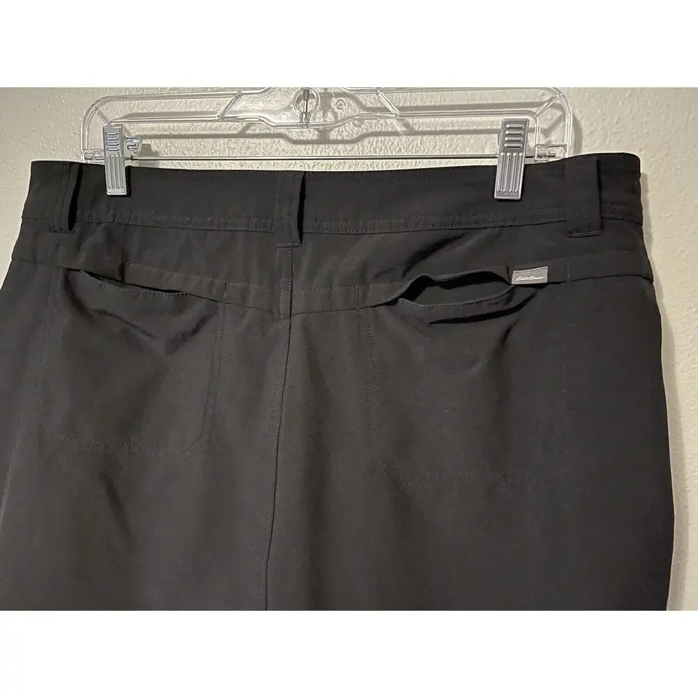Eddie Bauer Adventurer 2.0 Skort Skirt Women’s Size 12 Black Golf Hiking - Picture 4 of 11
